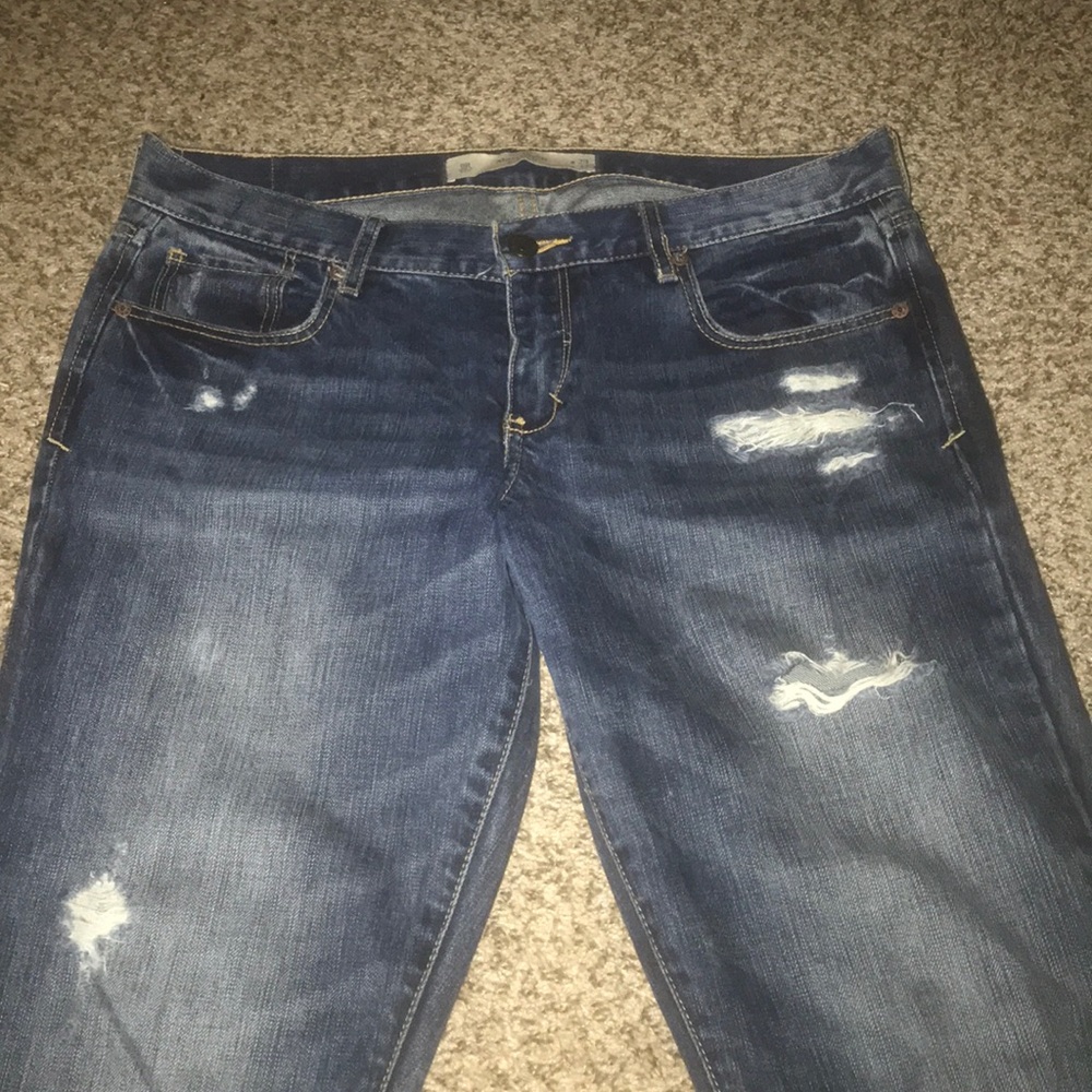 Abercrombie and Fitch destroyed jeans